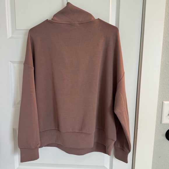 Varley Hawley Half Zip Sweatshirt In Antler NWT - Picture 4 of 4